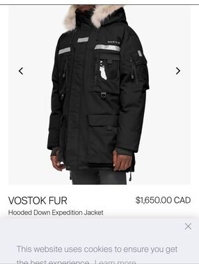 2000$ Jacket New Quartz Vestok Large